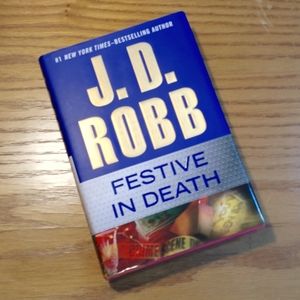 Festive in Death by JD Robb, Mystery Fiction Hardcover Book